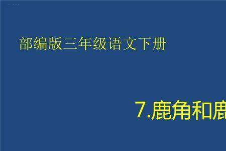 鹿角和鹿腿有什么做用