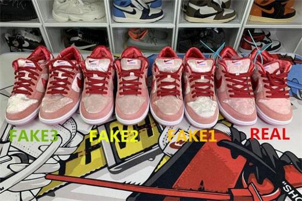 nike dunk sb情人节真假对比 耐克dunk情人节发售价格